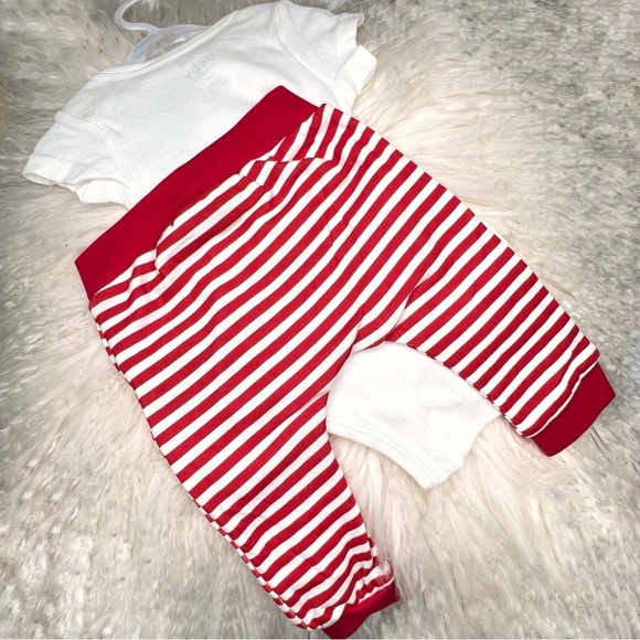 Rae Dunn New Baby Onesie Set MY FIRST 4th OF JULY Red White Blue 3 to 6 Months - Picture 14 of 17